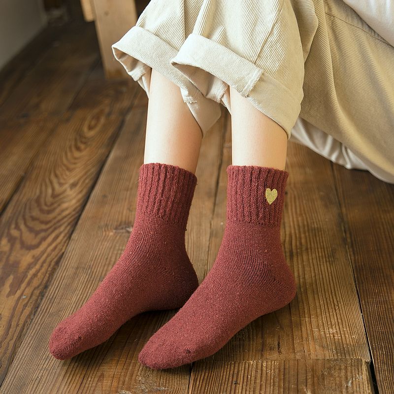 Thickened Wool Women Socks Warm Tube Socks Winter Thick Socks Fluffy Fuzzy Socks